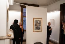 Hoek-huis tentoonstelling Brugge - expo Proud Art-teachers of TIHF